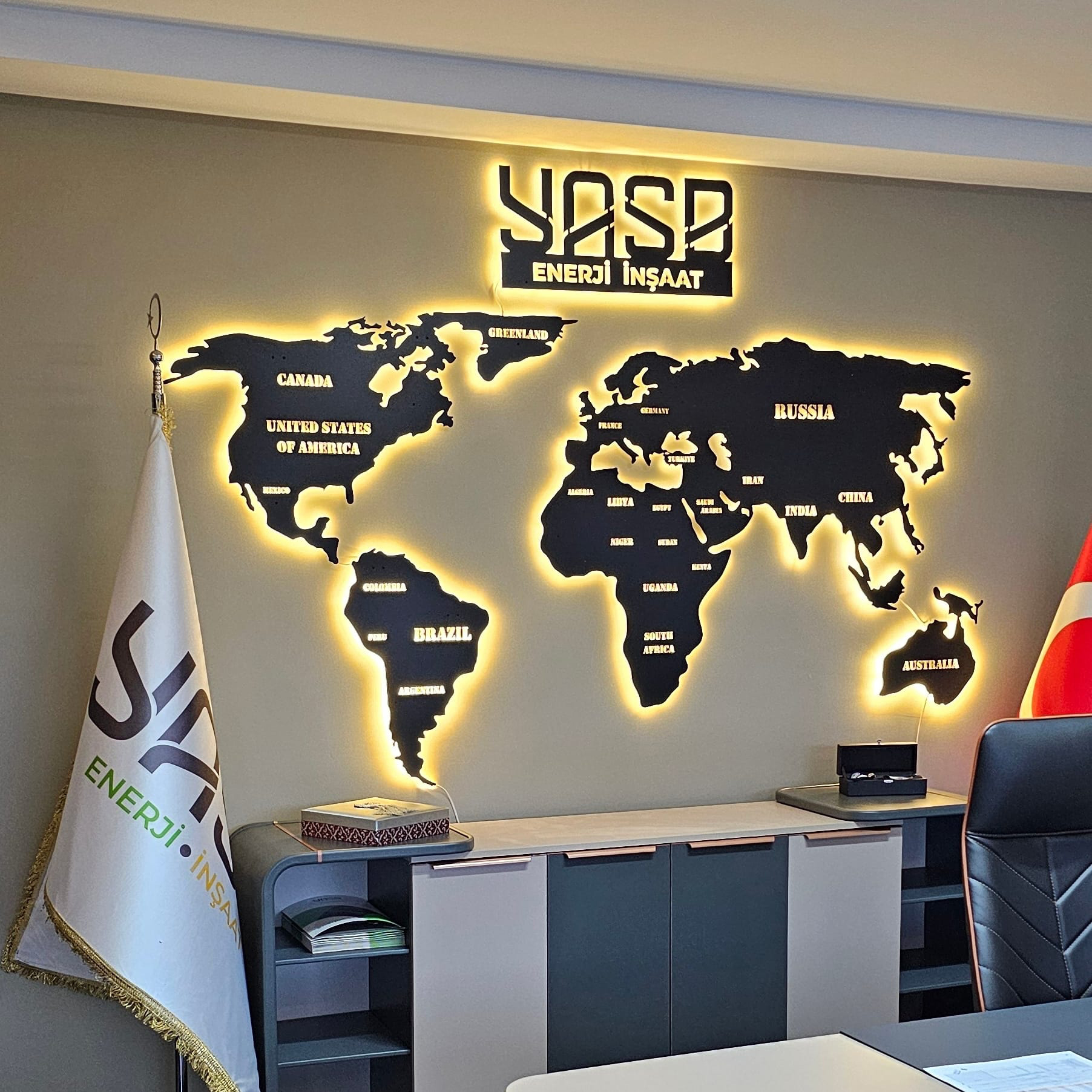 Ledli Dünya Haritaları